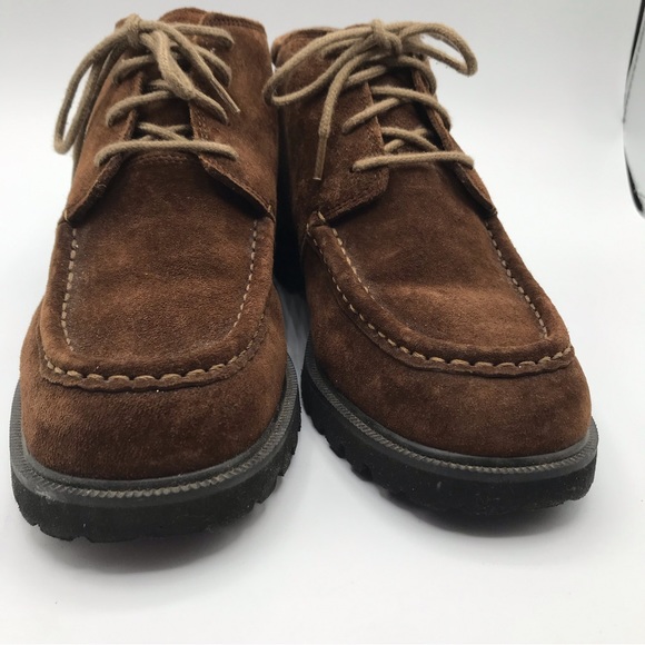 LL bean desert boots ankle boots genuine leather suede - Picture 5 of 8